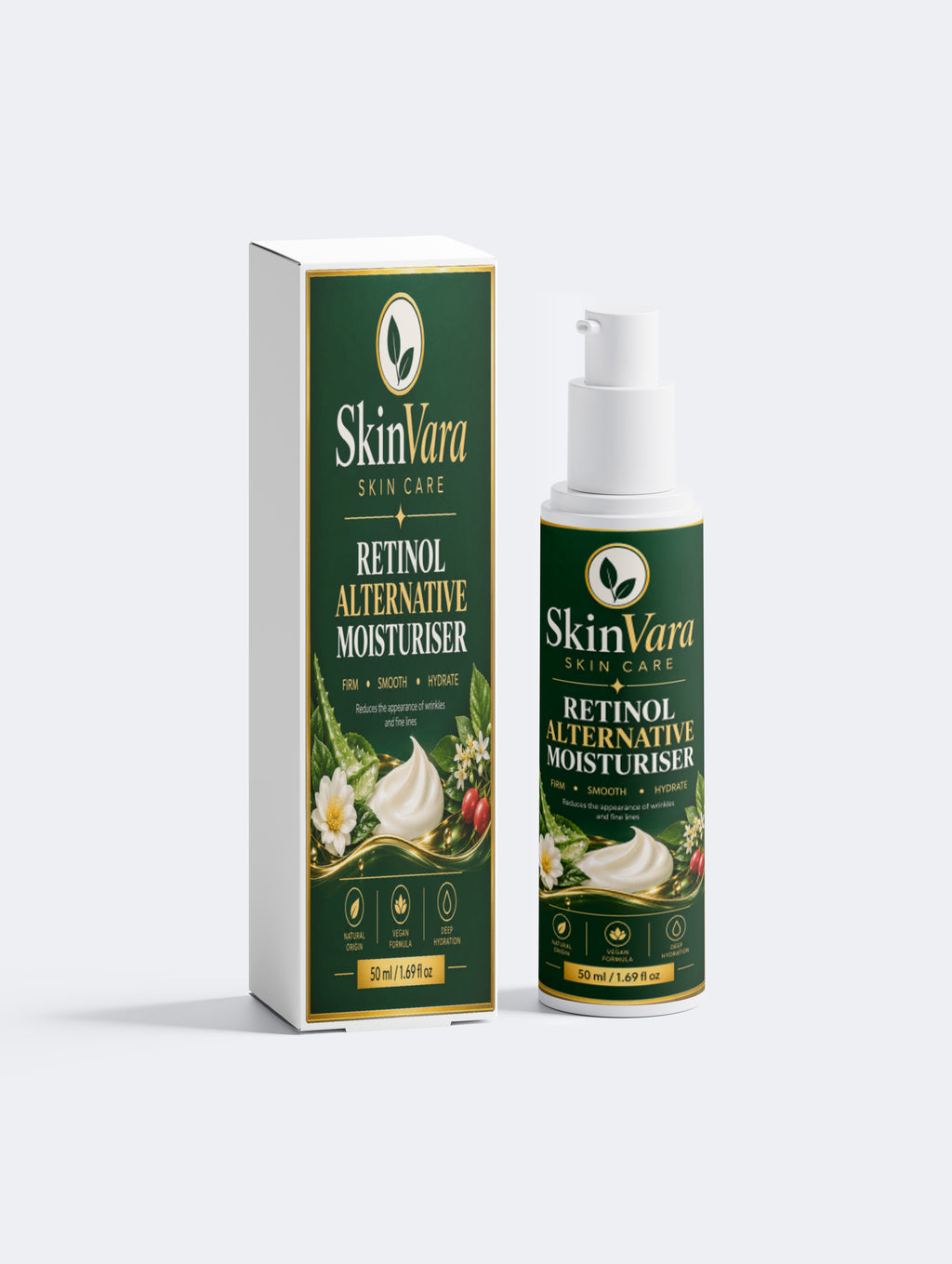 SkinVara Retinol Alternative Moisturiser – 50 ml / 1.69 fl oz
