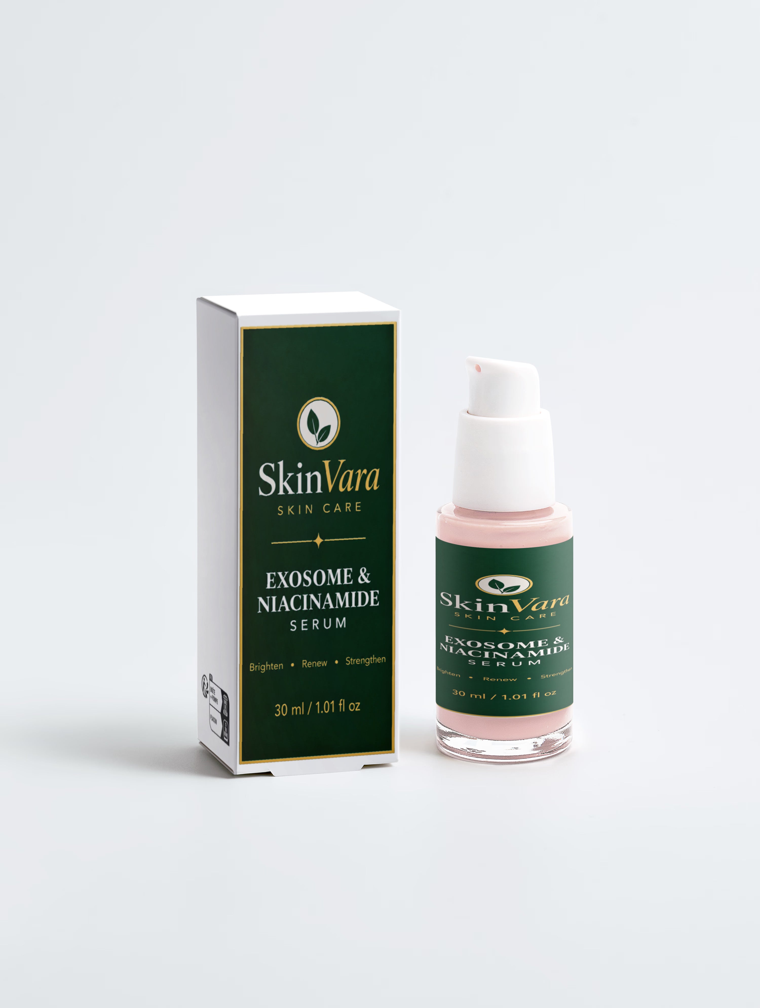 SkinVara Exosome & Niacinamide Serum – 30 ml / 1.01 fl oz